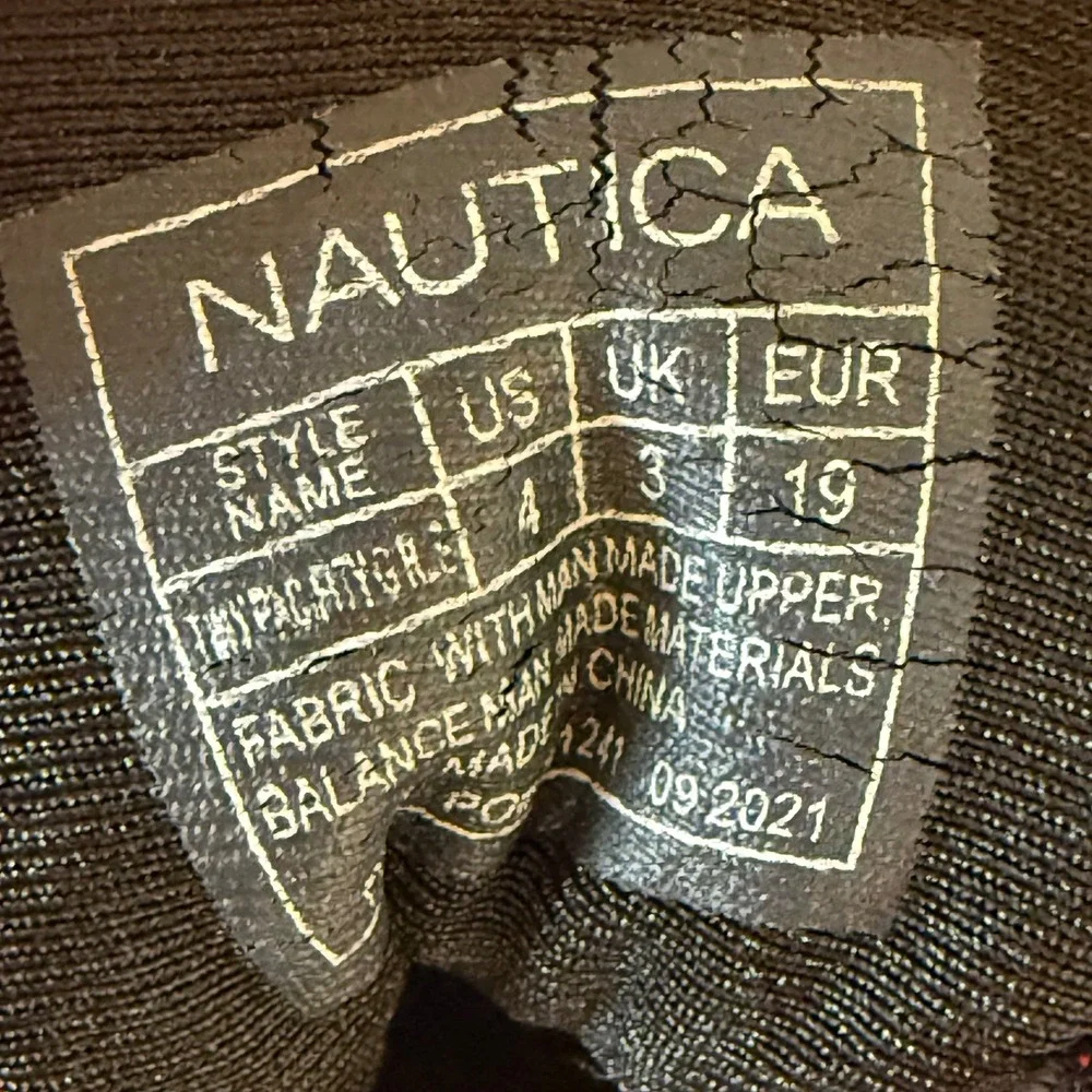 Nautica Toddler Sneakers Size 4 Pink Mesh Hook & Loop Casual Shoes